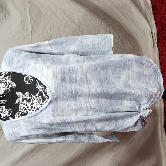 MUDD Frayed Edge Top XL - Picture 1 of 8